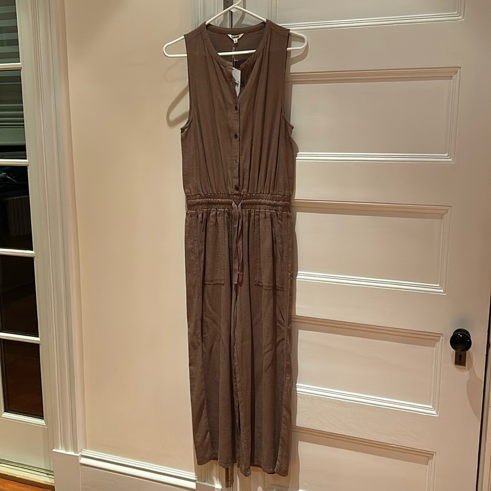 Splendid XS brown one-piece pant jumper